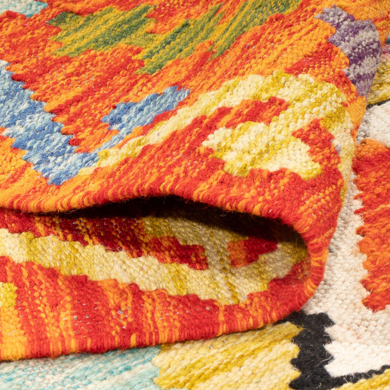 Alfombra Kelim - Splash - 247 x 176 cm - multicolor