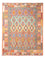 Alfombra Kelim - Splash - 248 x 200 cm - multicolor