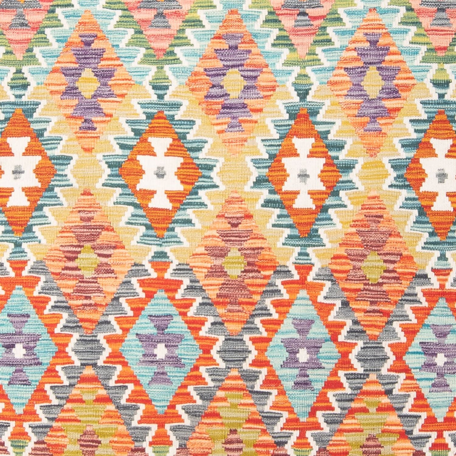 Alfombra Kelim - Splash - 248 x 200 cm - multicolor