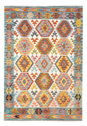 Alfombra Kelim - Splash - 182 x 126 cm - multicolor