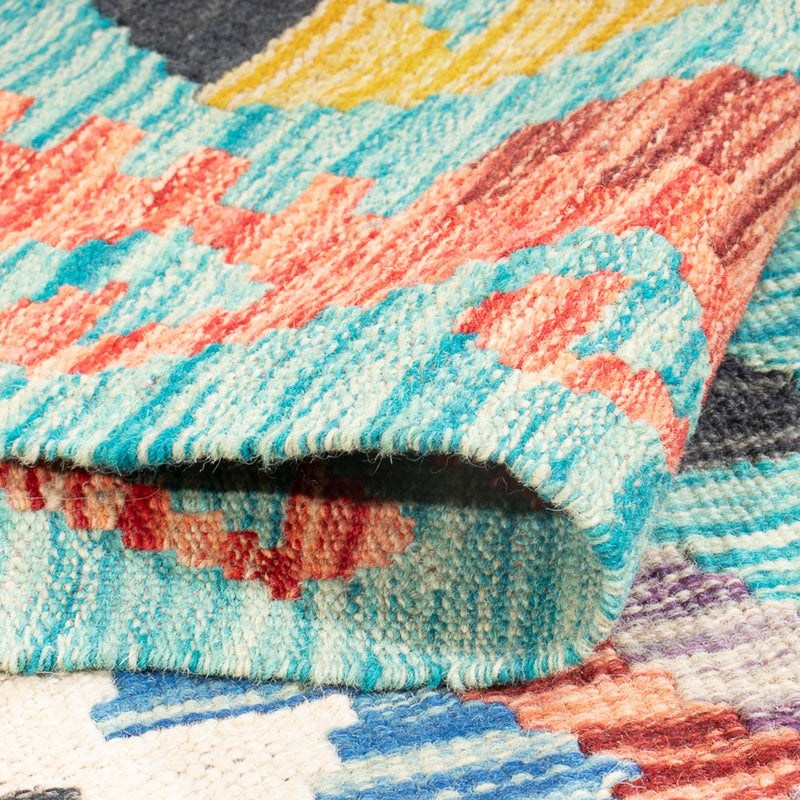 Alfombra Kelim - Splash - 170 x 118 cm - multicolor