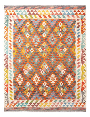 Alfombra Kelim - Splash - 195 x 156 cm - multicolor