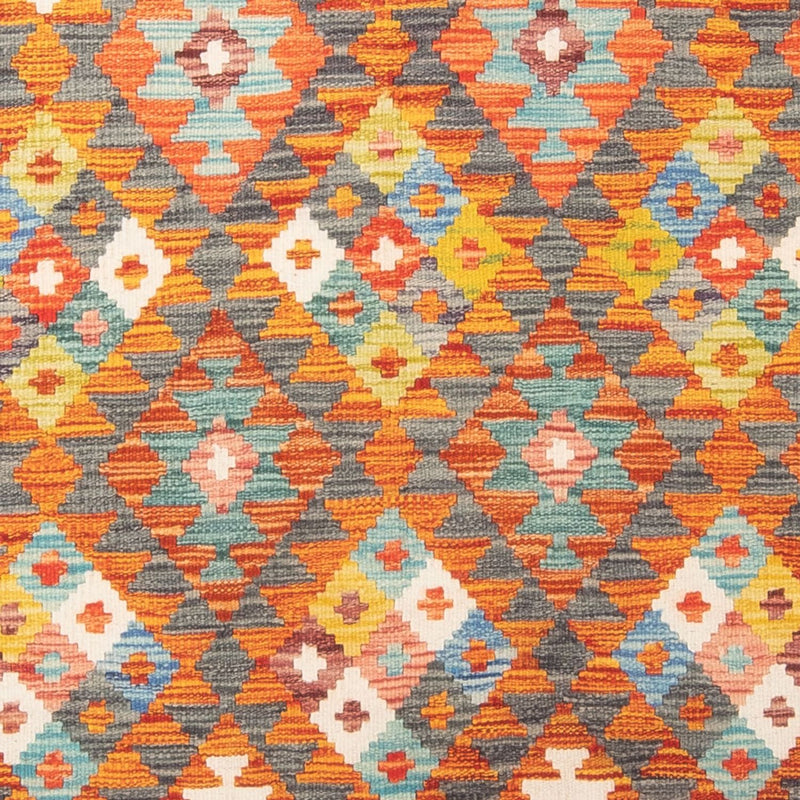 Alfombra Kelim - Splash - 195 x 156 cm - multicolor