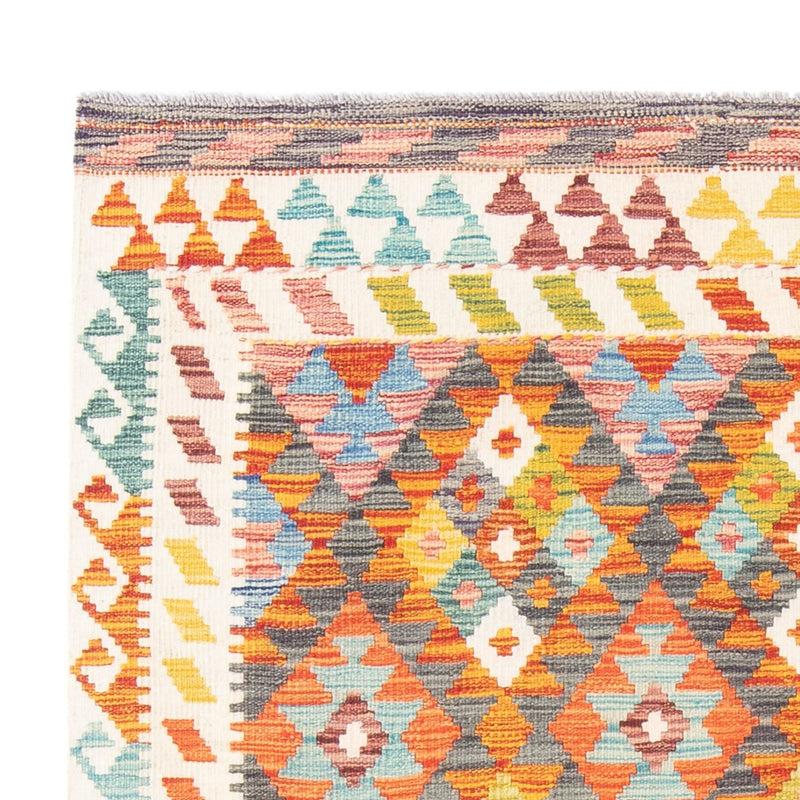 Alfombra Kelim - Splash - 195 x 156 cm - multicolor