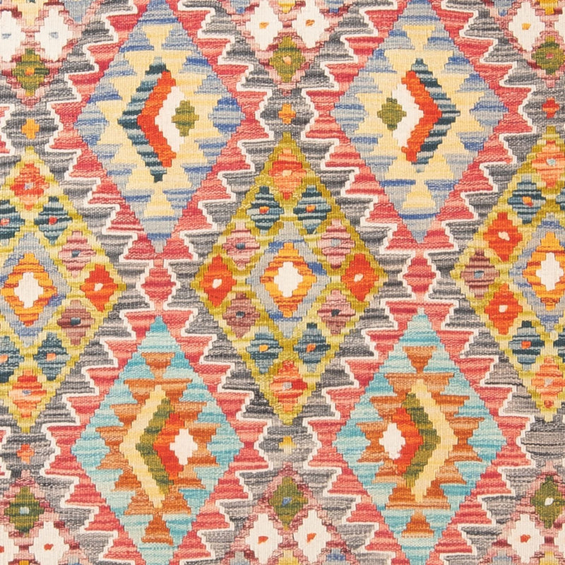 Alfombra Kelim - Splash - 197 x 162 cm - multicolor