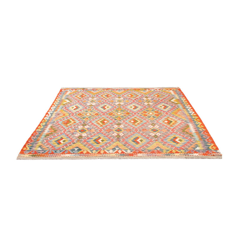Alfombra Kelim - Splash - 197 x 162 cm - multicolor