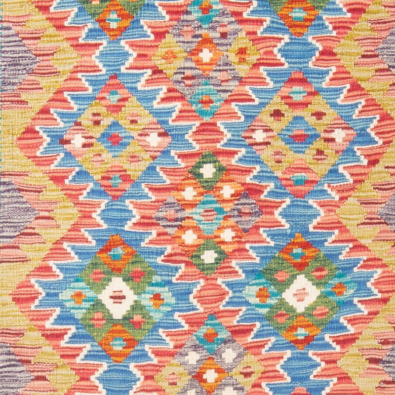Alfombra Kelim - Splash - 196 x 152 cm - multicolor