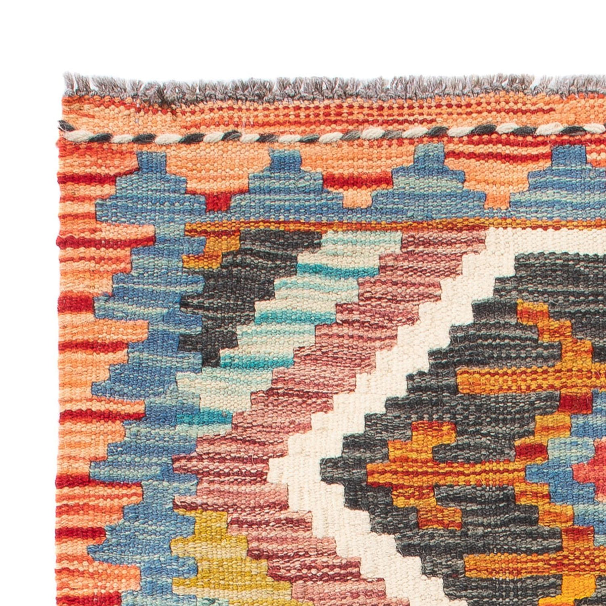 Alfombra Kelim - Splash - 92 x 63 cm - multicolor