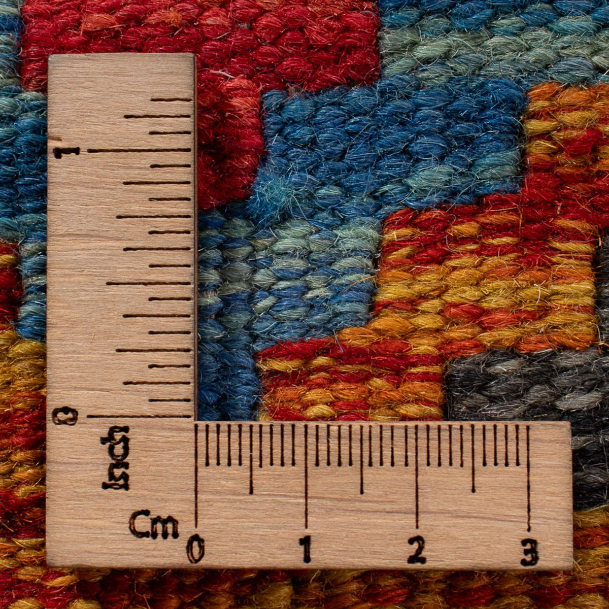 Alfombra Kelim - Splash - 92 x 63 cm - multicolor