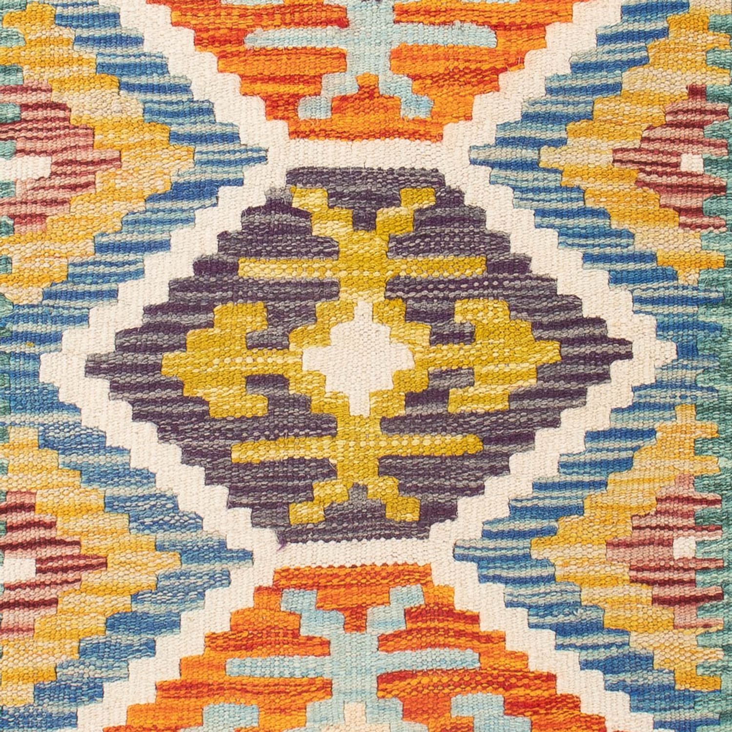 Alfombra Kelim - Splash - 91 x 62 cm - multicolor