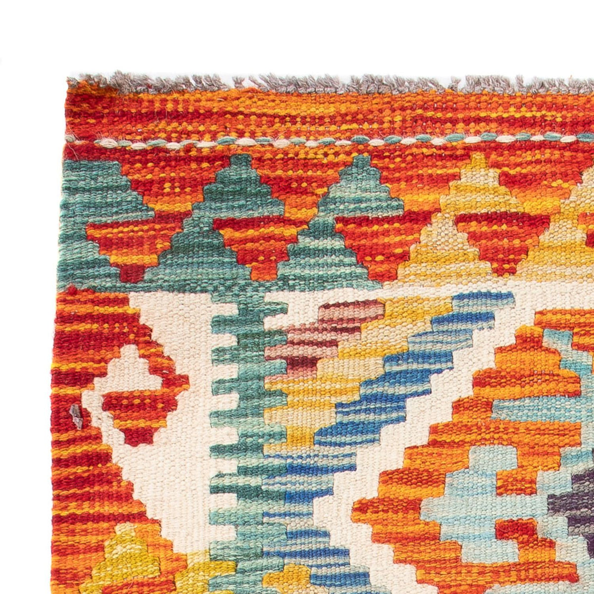 Alfombra Kelim - Splash - 91 x 62 cm - multicolor