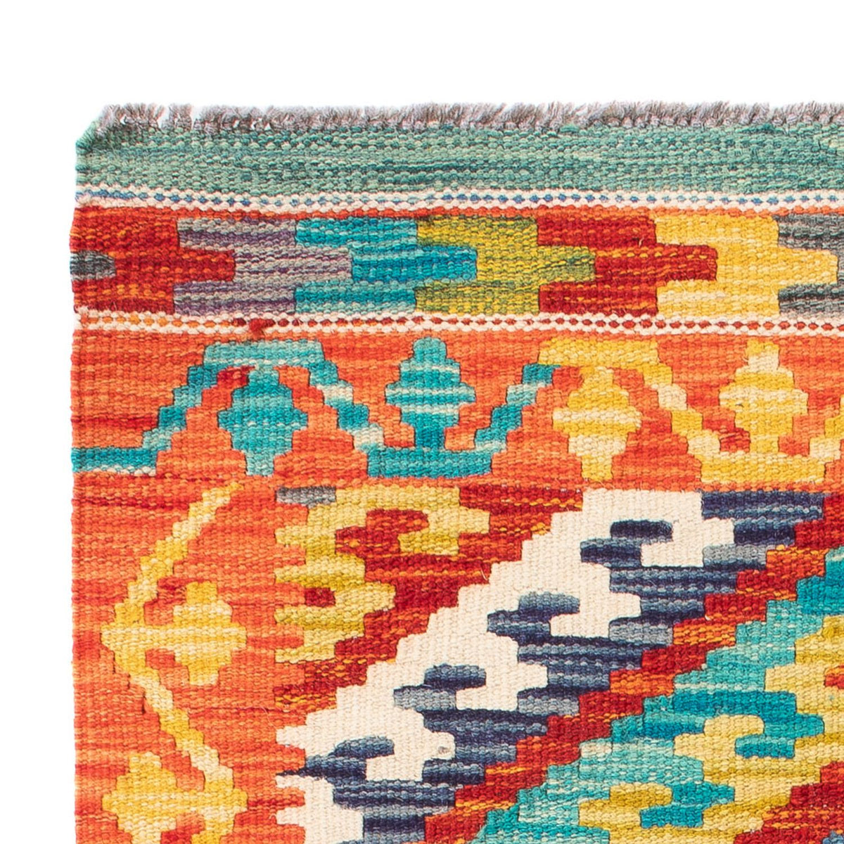 Alfombra Kelim - Splash - 90 x 60 cm - multicolor