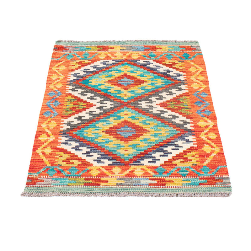 Alfombra Kelim - Splash - 90 x 60 cm - multicolor