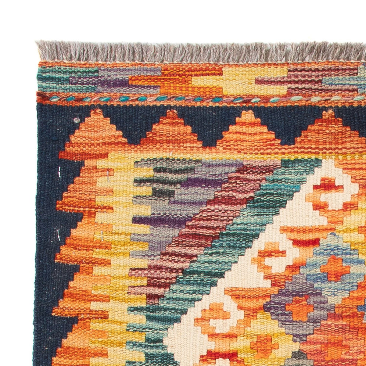 Alfombra Kelim - Splash - 85 x 62 cm - multicolor