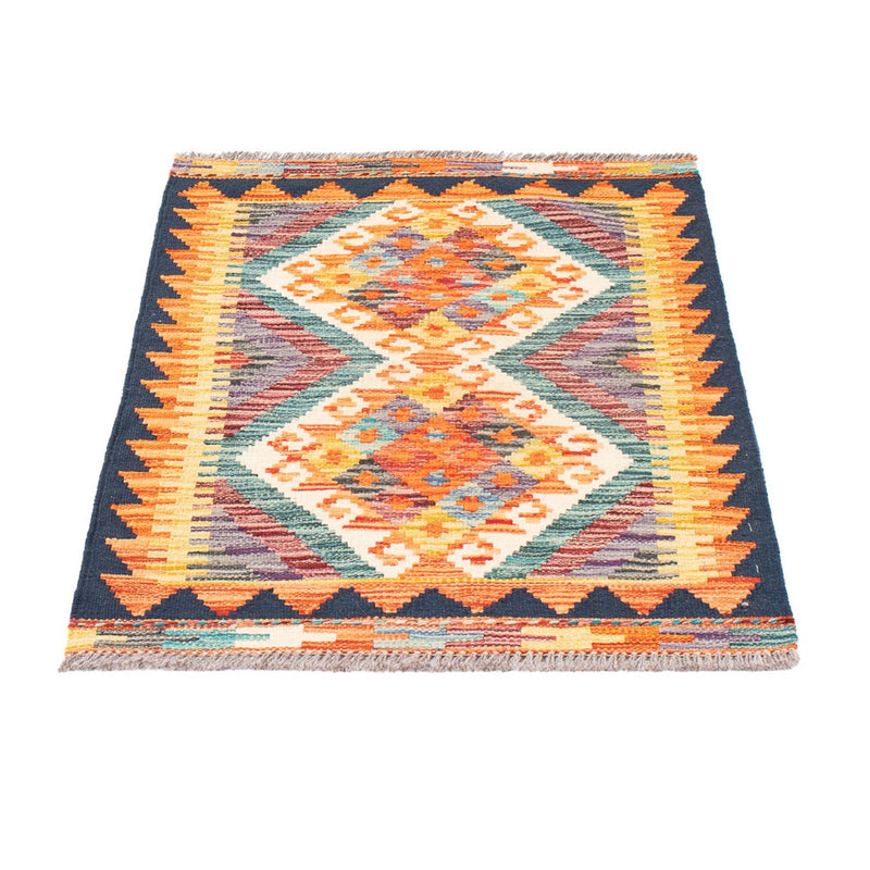 Alfombra Kelim - Splash - 85 x 62 cm - multicolor