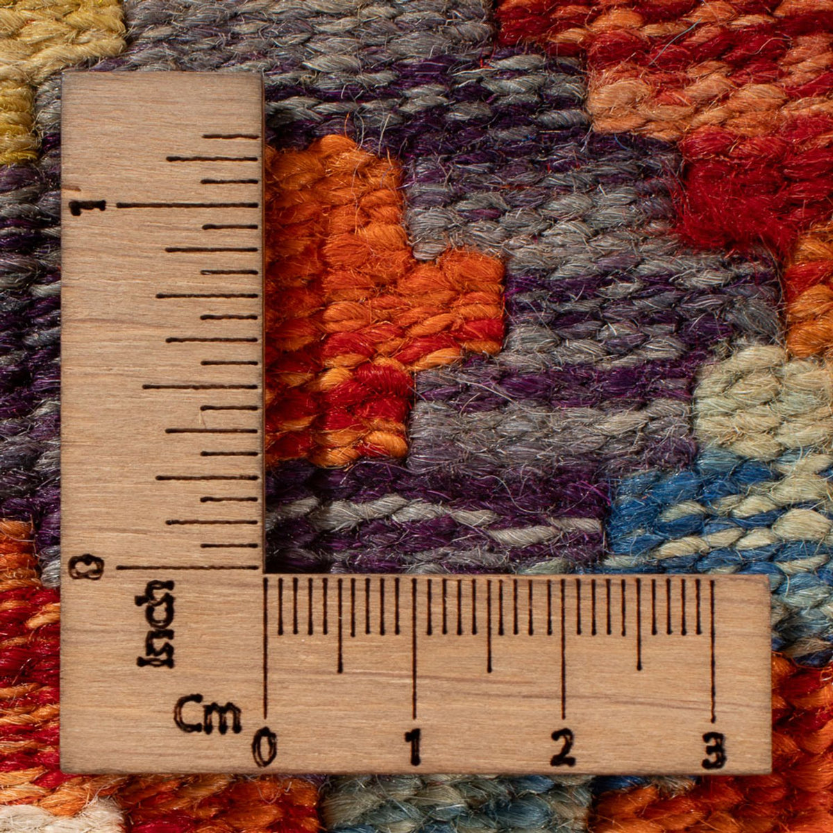 Alfombra Kelim - Splash - 85 x 62 cm - multicolor