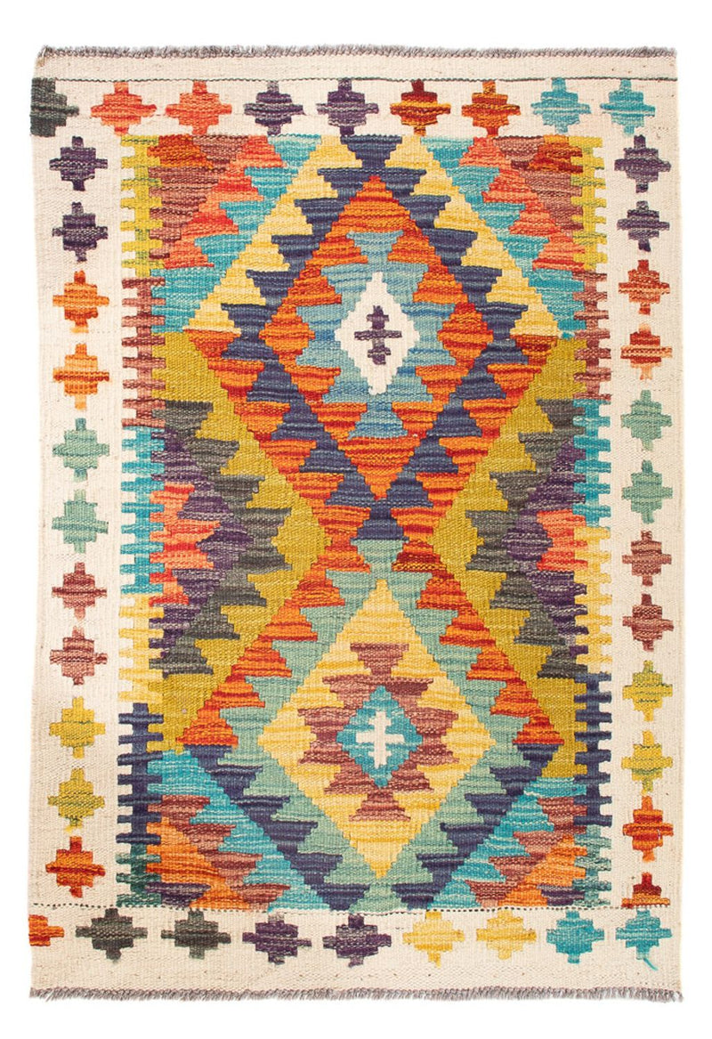 Alfombra Kelim - Splash - 84 x 62 cm - multicolor