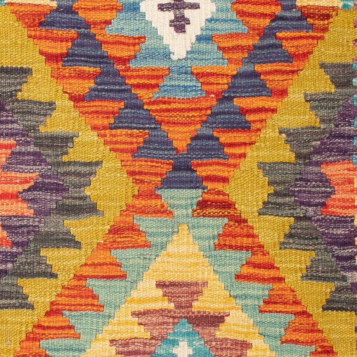 Alfombra Kelim - Splash - 84 x 62 cm - multicolor