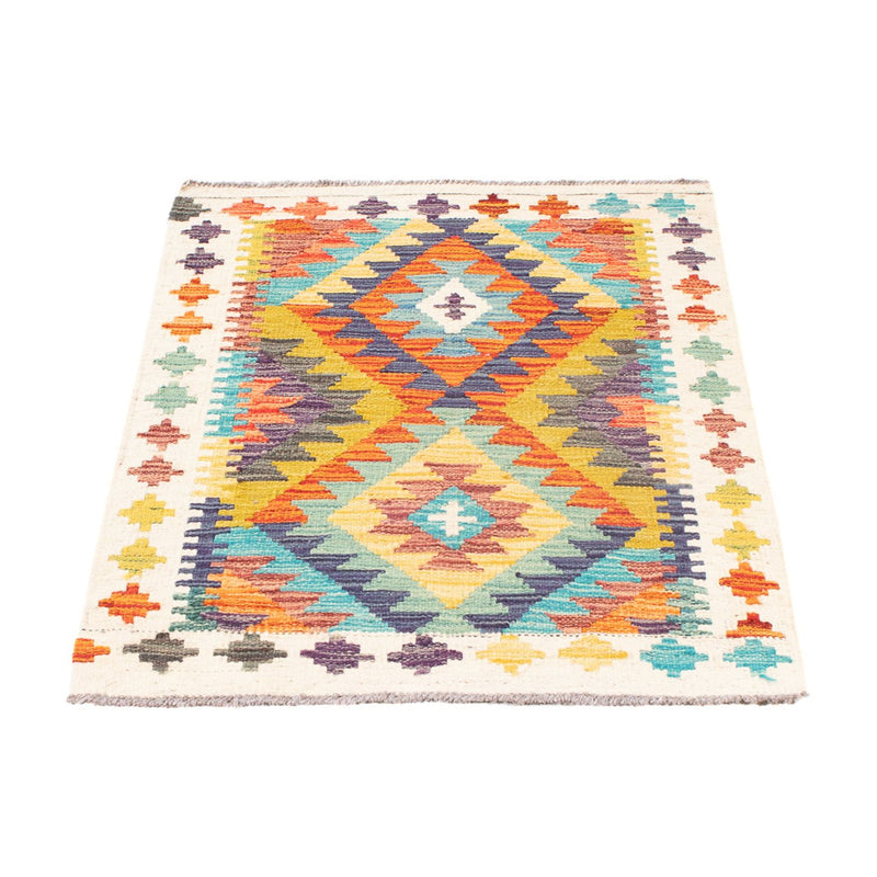 Alfombra Kelim - Splash - 84 x 62 cm - multicolor