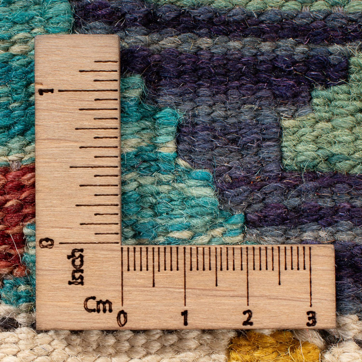 Alfombra Kelim - Splash - 84 x 62 cm - multicolor