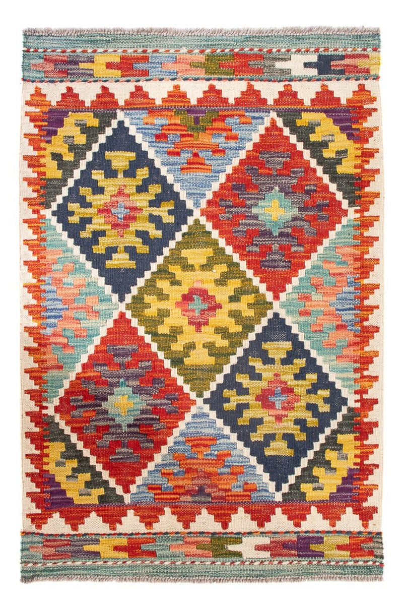 Alfombra Kelim - Splash - 93 x 65 cm - multicolor