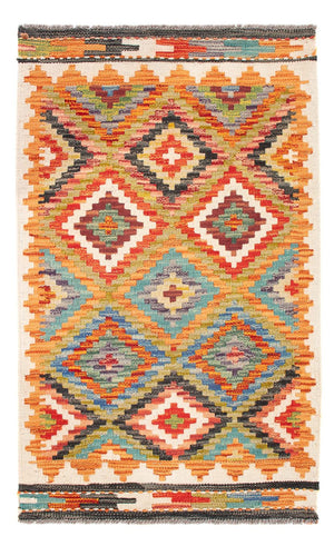 Alfombra Kelim - Splash - 98 x 60 cm - multicolor