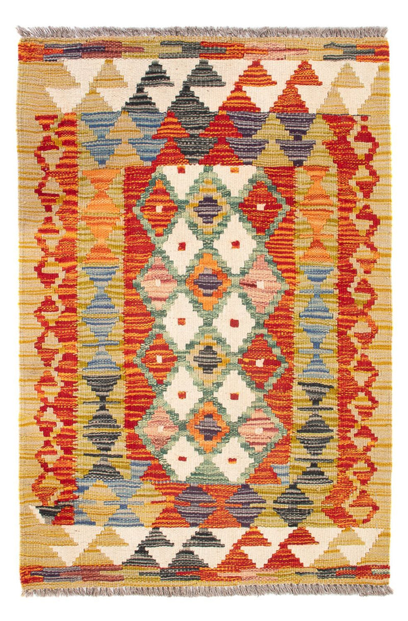 Alfombra Kelim - Splash - 87 x 60 cm - multicolor