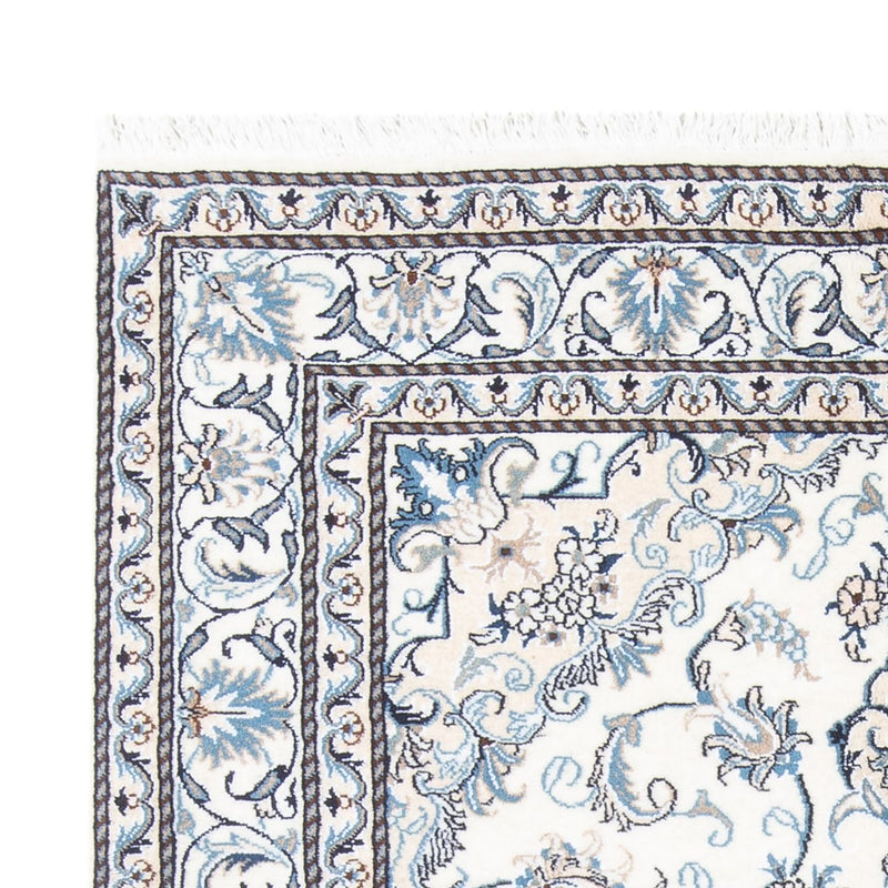 Alfombra persa - Nain - 206 x 144 cm - crema