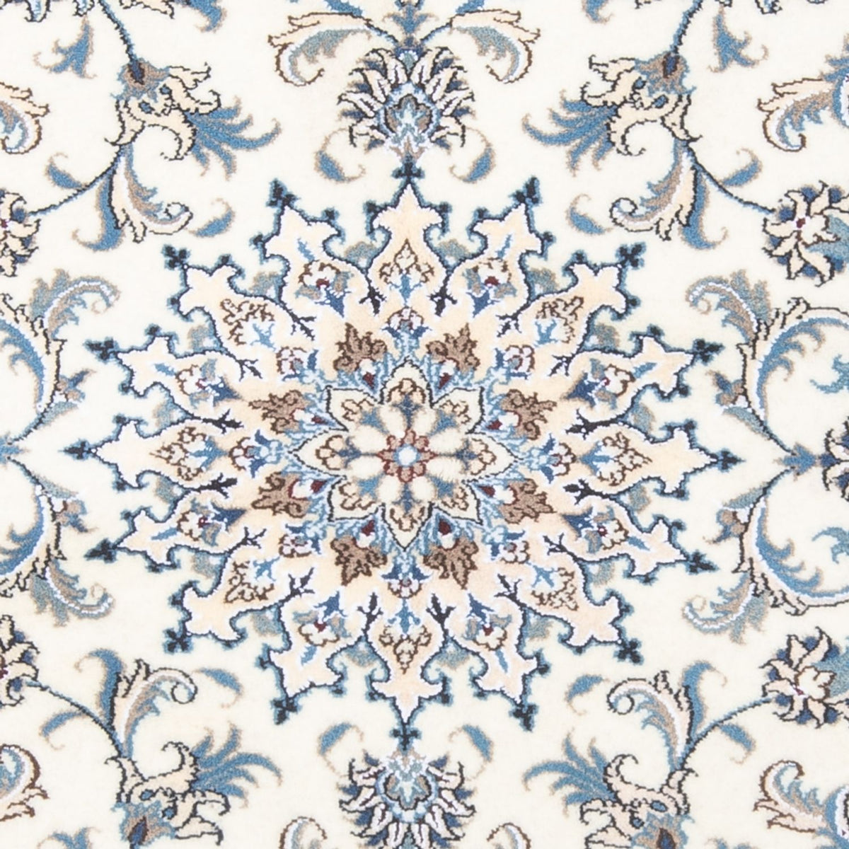 Alfombra persa - Nain - 194 x 147 cm - crema