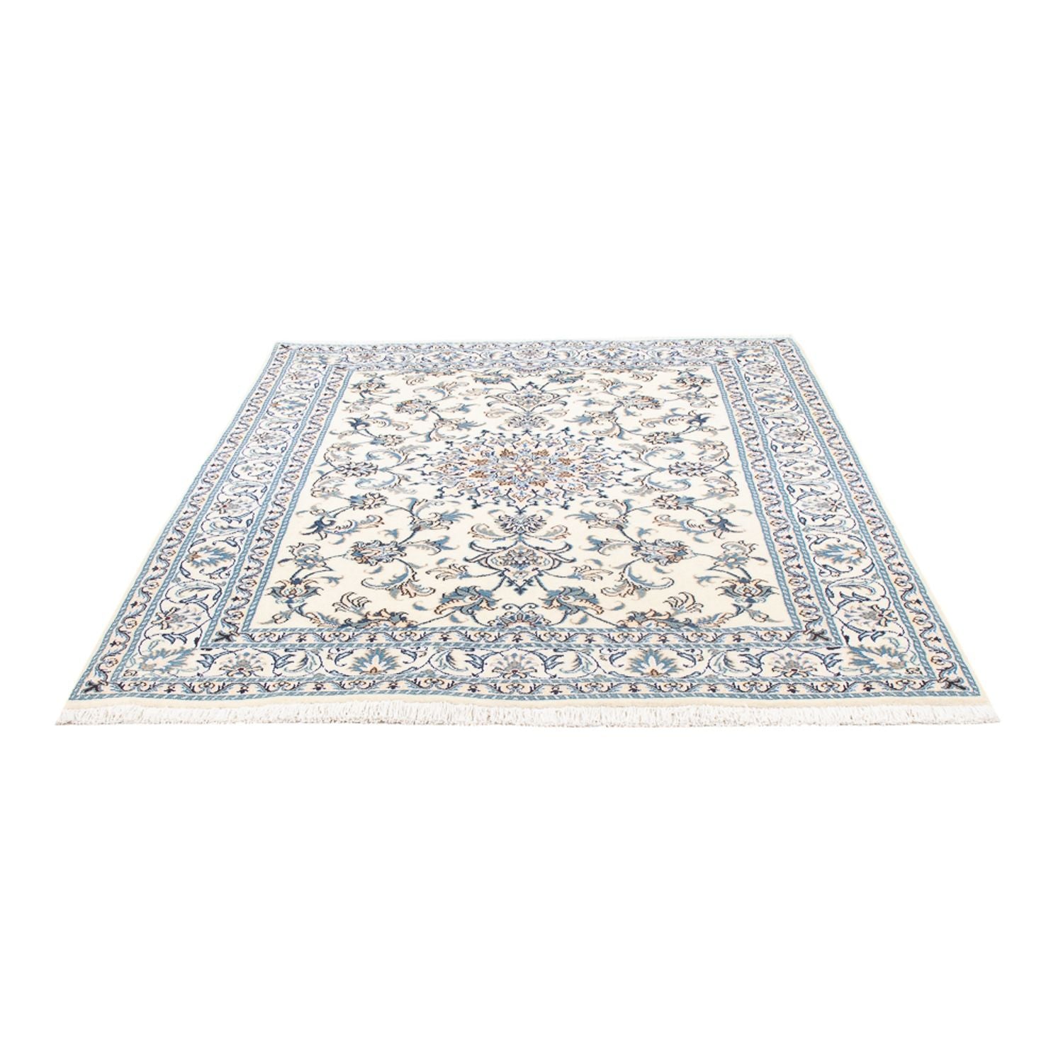 Alfombra persa - Nain - 194 x 147 cm - crema