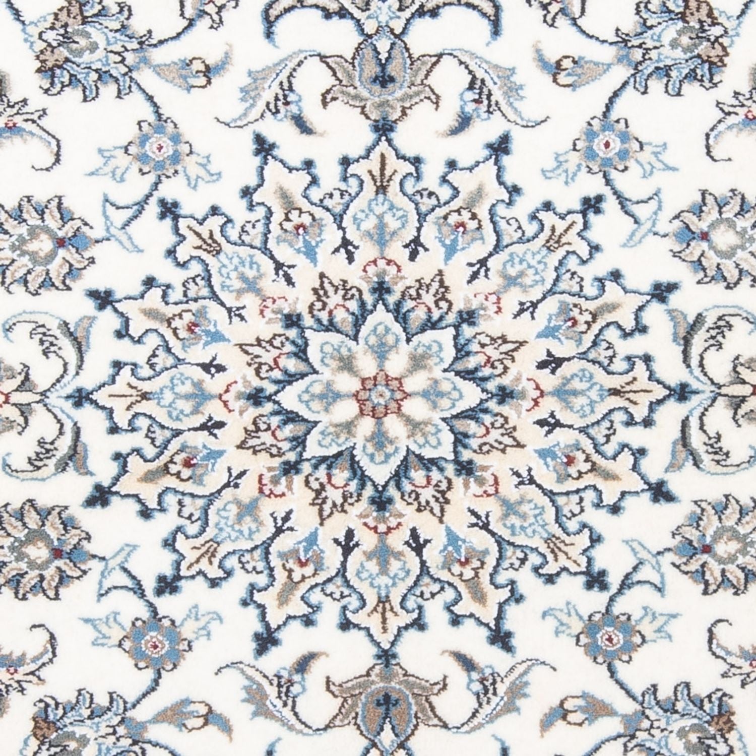 Alfombra persa - Nain - 205 x 124 cm - crema