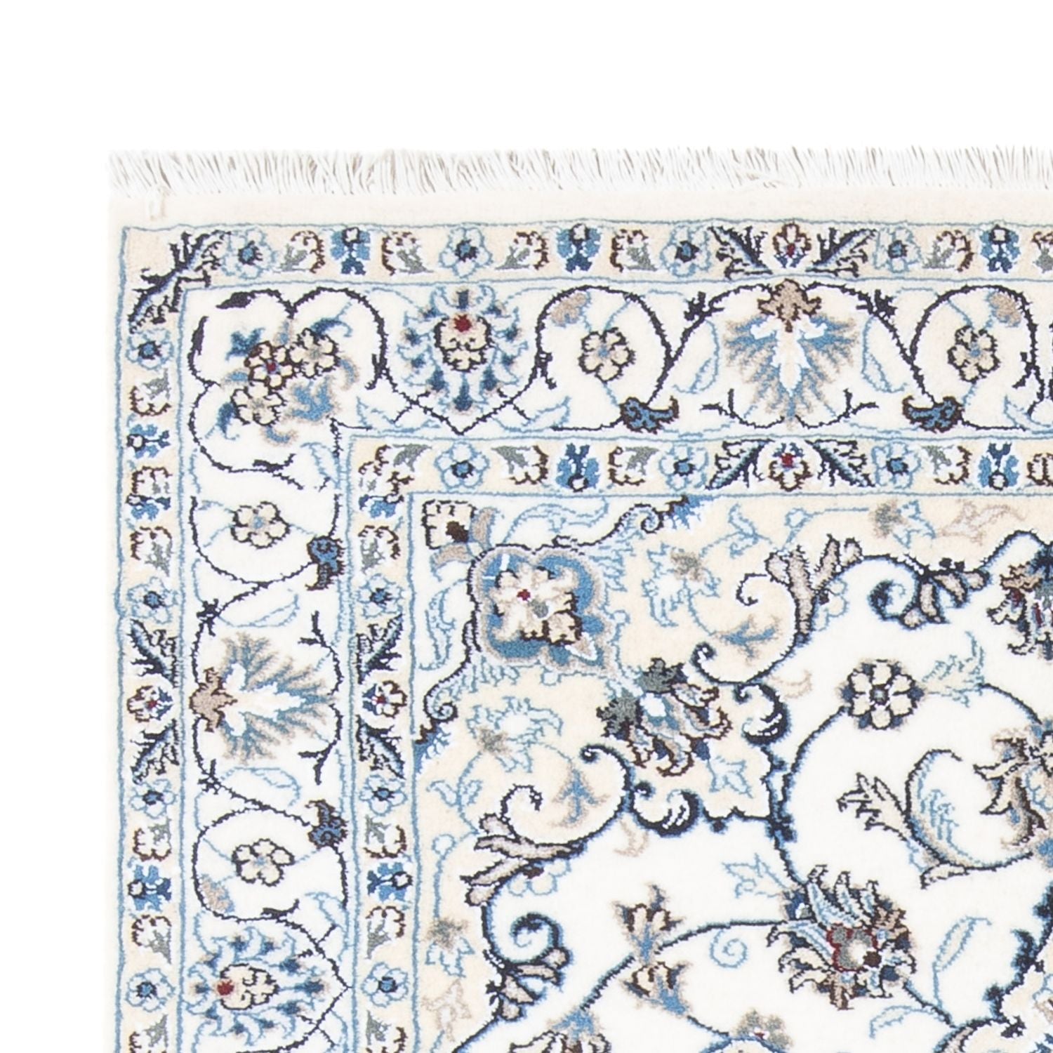Alfombra persa - Nain - 205 x 124 cm - crema
