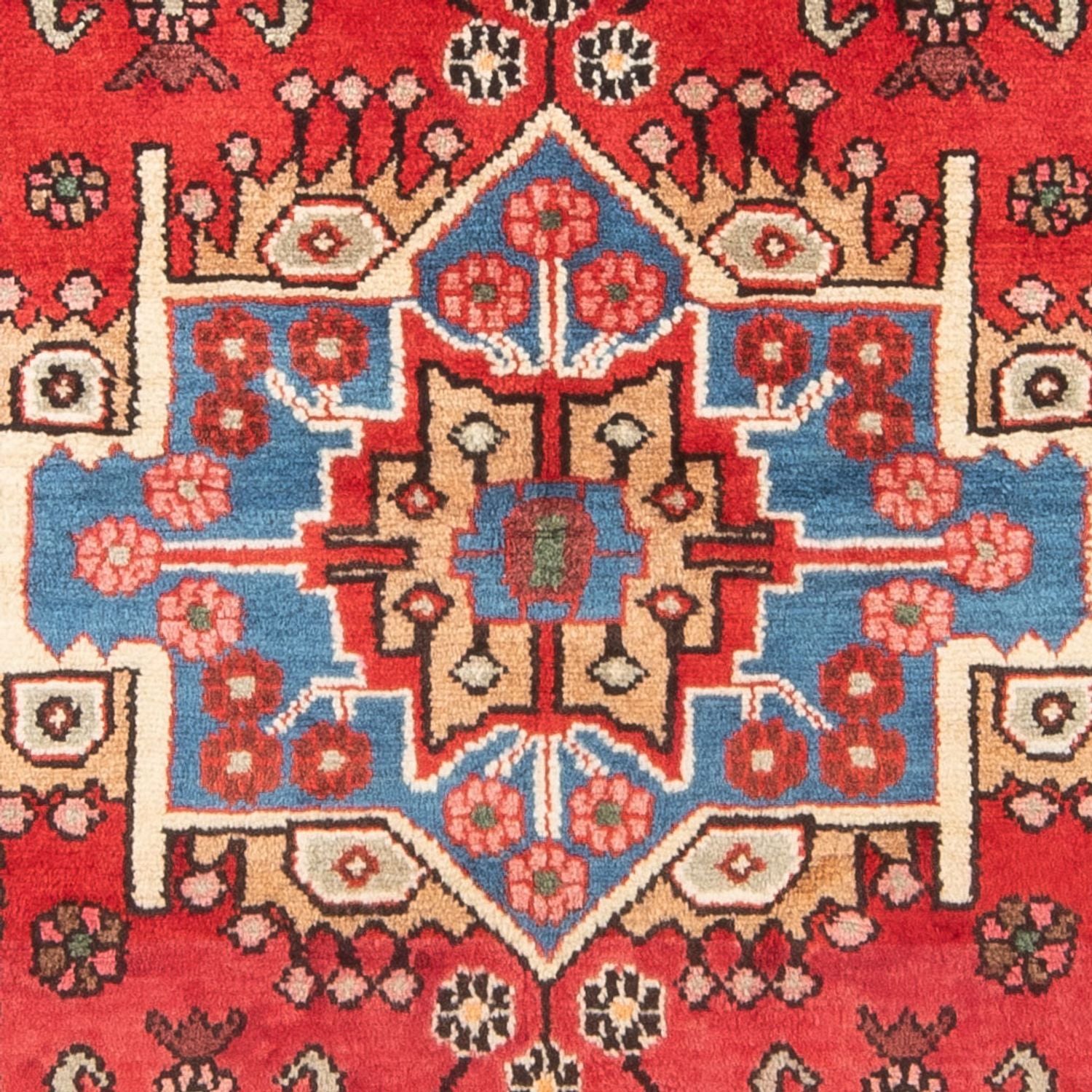 Alfombra persa - Nómada - 203 x 138 cm - multicolor
