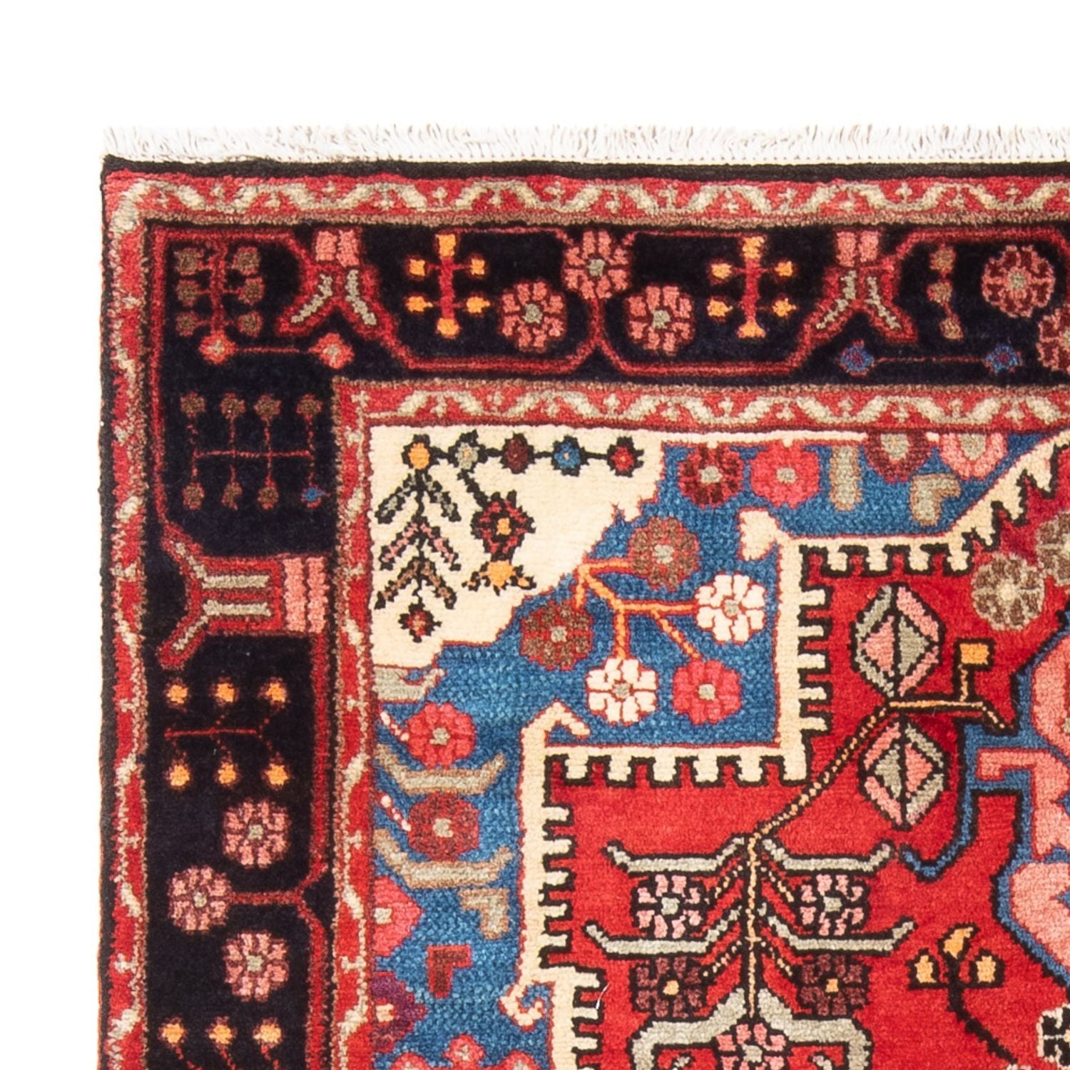 Alfombra persa - Nómada - 203 x 138 cm - multicolor