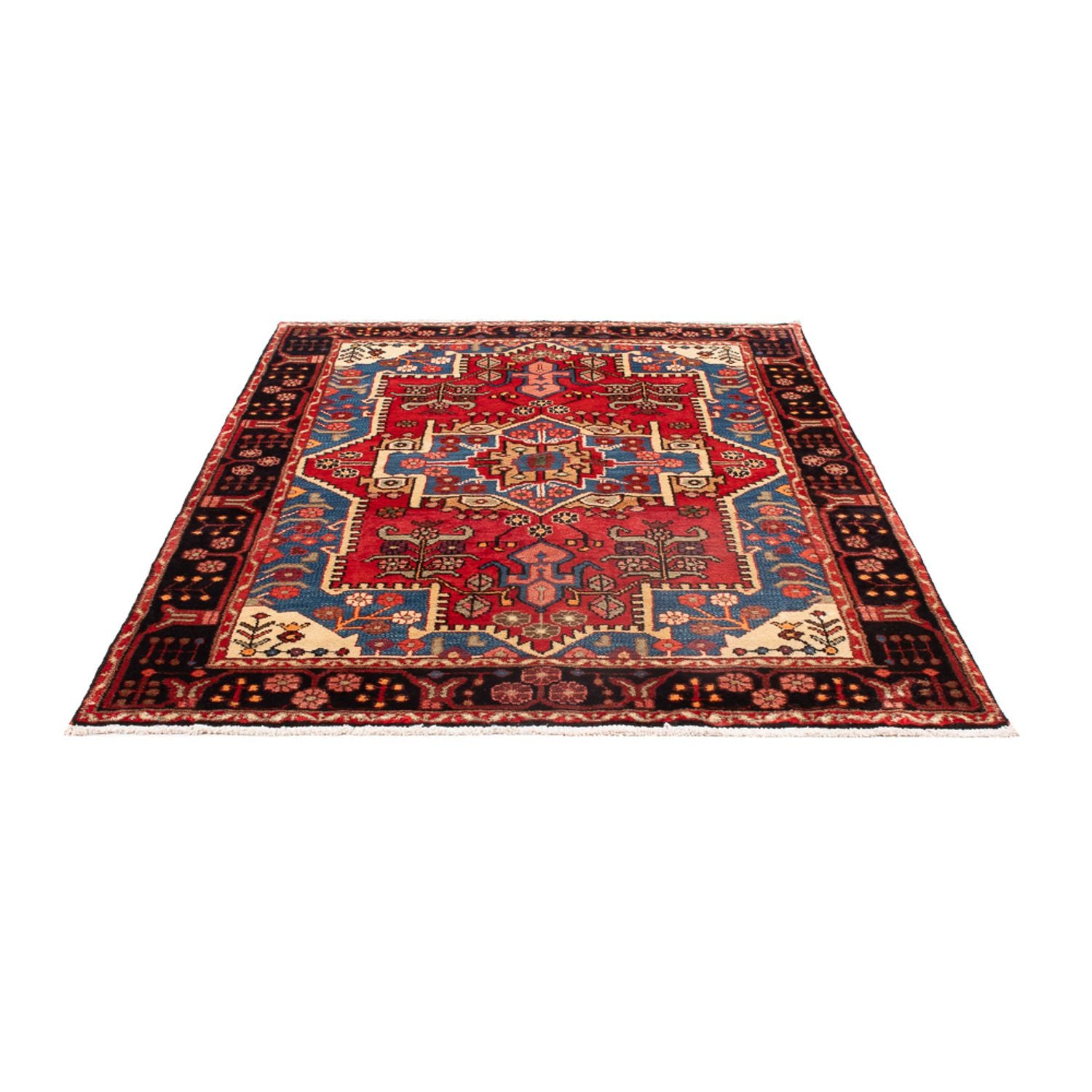Alfombra persa - Nómada - 203 x 138 cm - multicolor