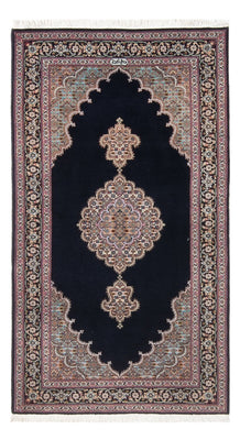Alfombra Persa - Tabriz - Real - 142 x 75 cm - azul oscuro