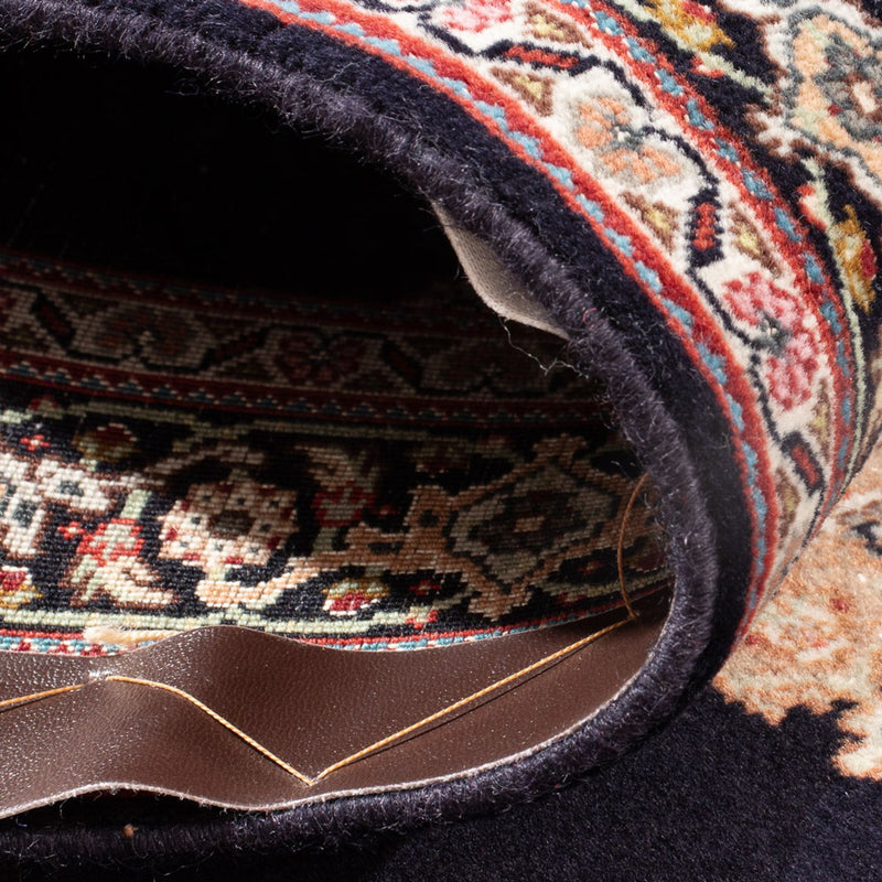 Alfombra Persa - Tabriz - Real - 142 x 75 cm - azul oscuro