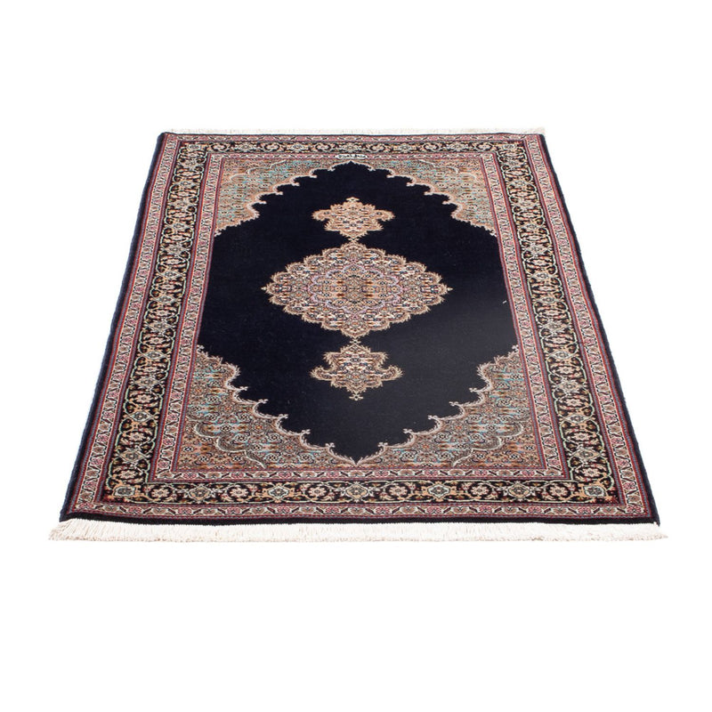 Alfombra Persa - Tabriz - Real - 142 x 75 cm - azul oscuro