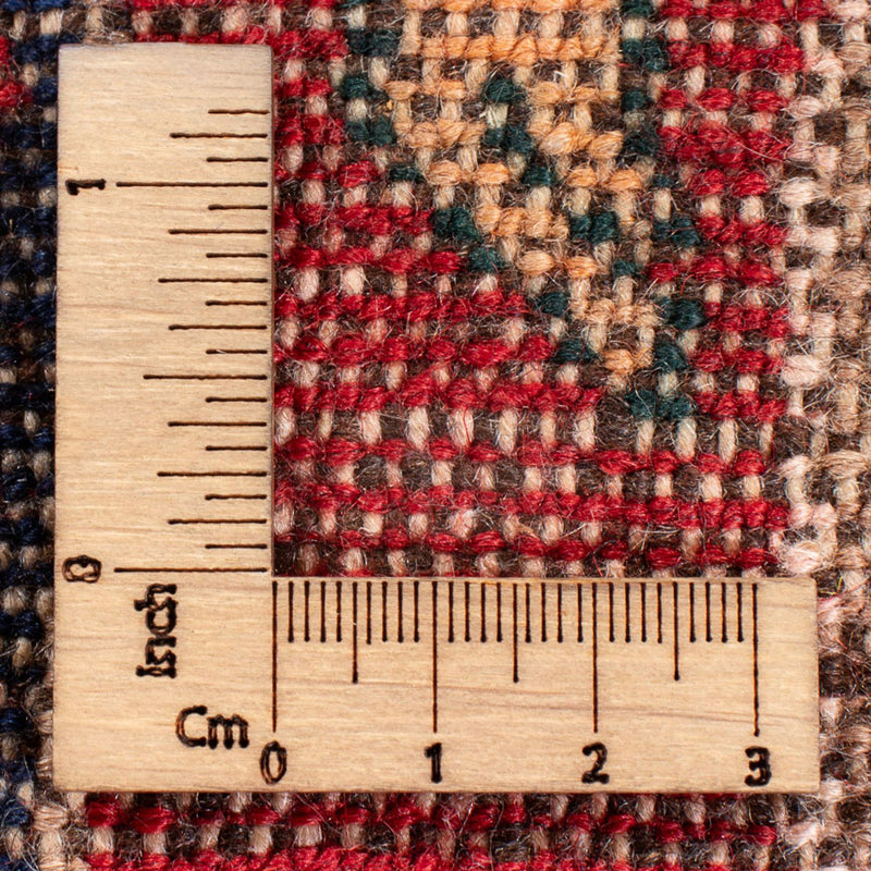 Alfombra persa - Nómada - 140 x 115 cm - multicolor