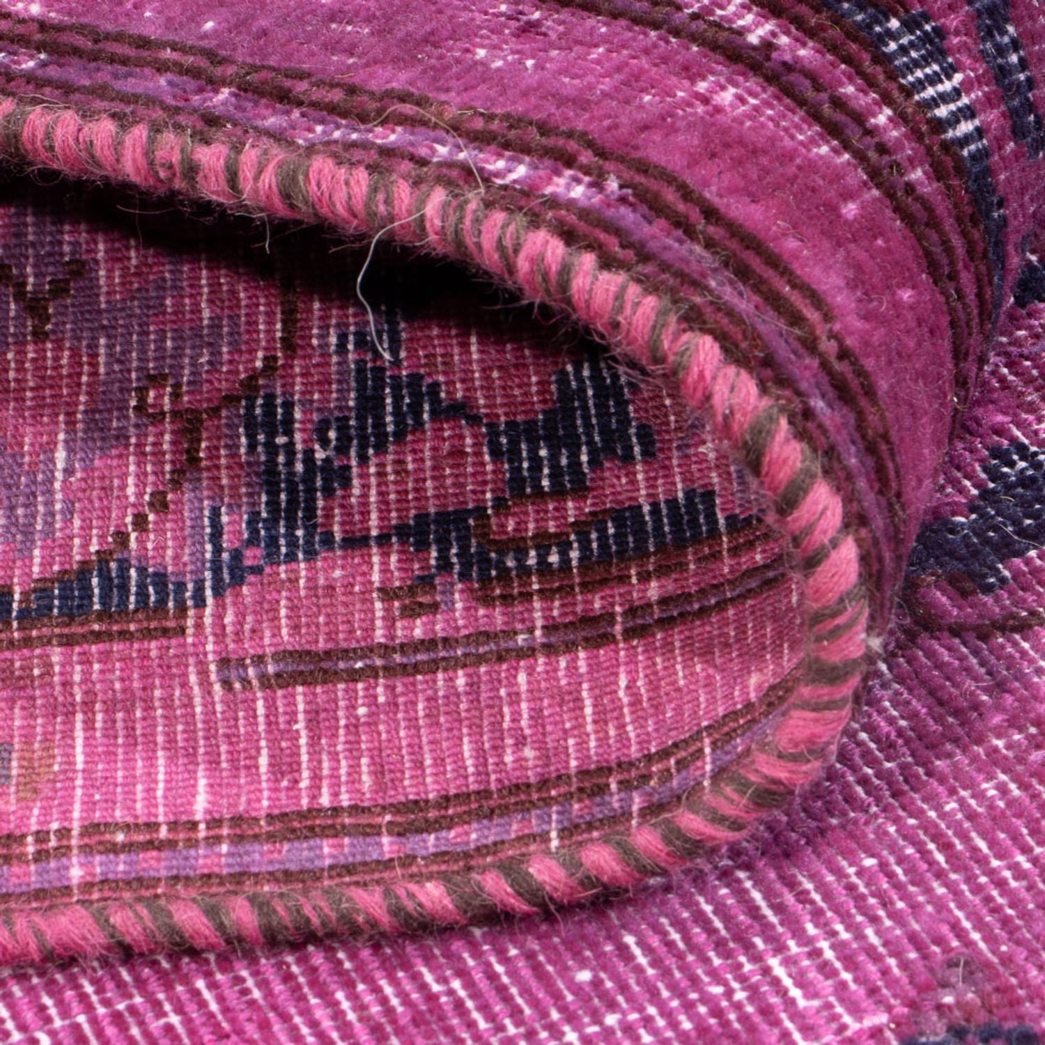 Alfombra Vintage - 268 x 183 cm - púrpura