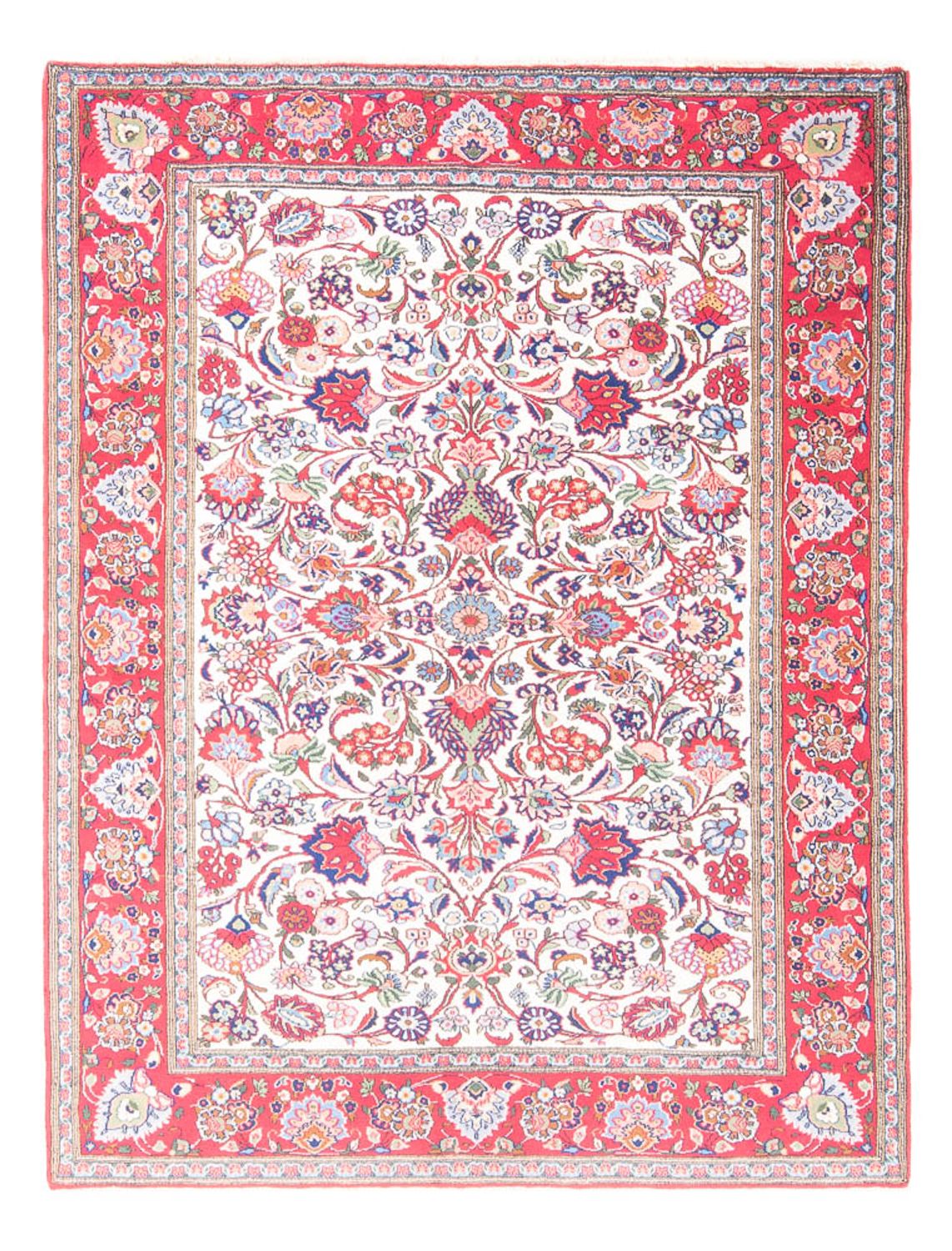 Alfombra persa - Ghom - 202 x 150 cm - azul claro