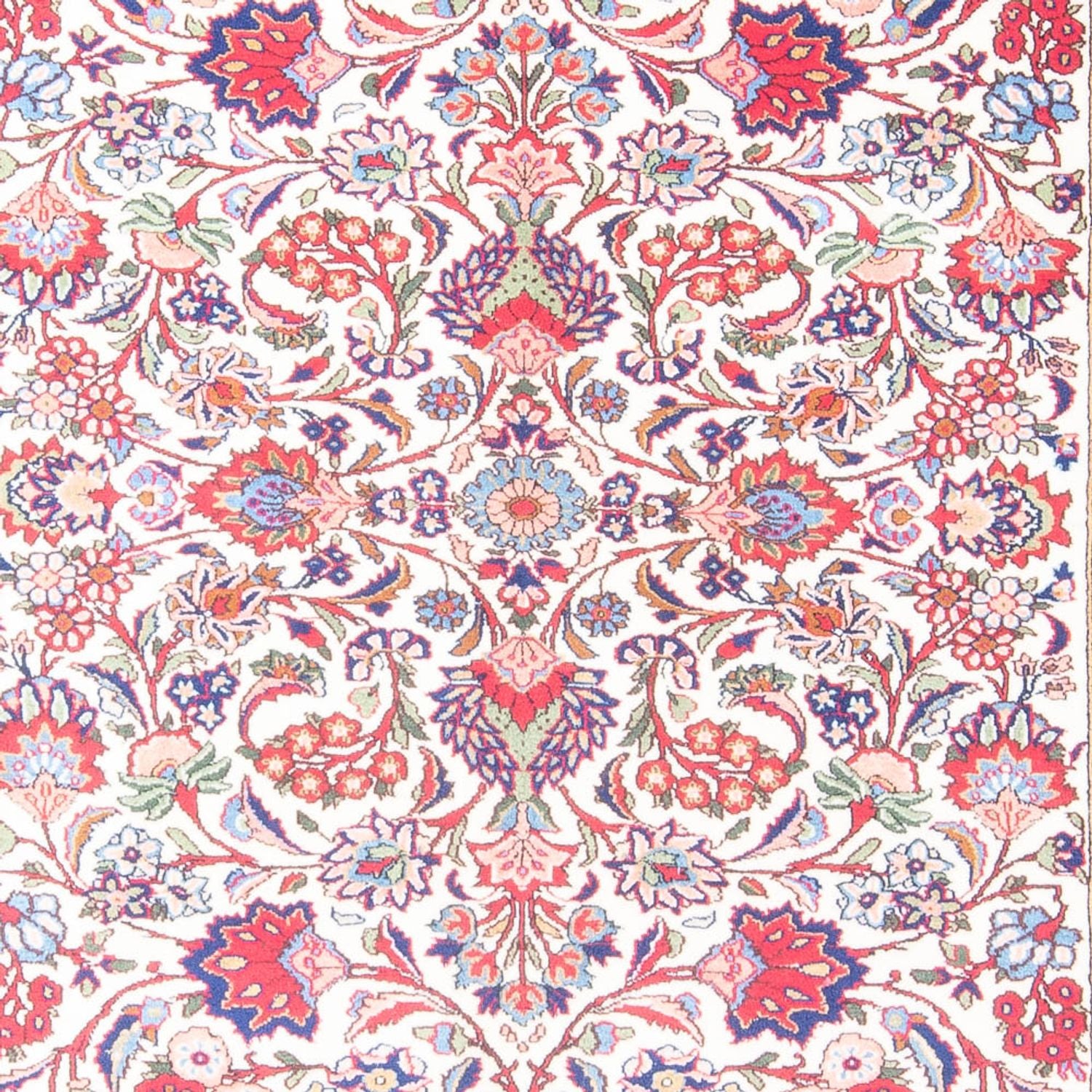 Alfombra persa - Ghom - 202 x 150 cm - azul claro