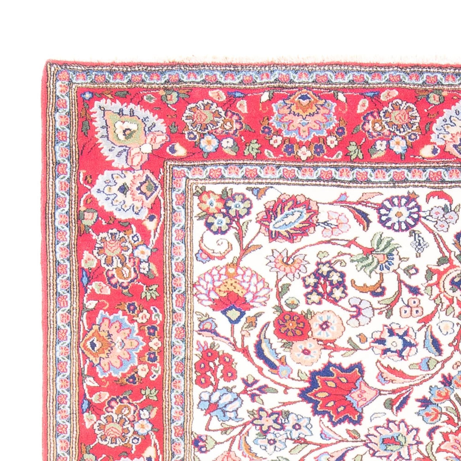 Alfombra persa - Ghom - 202 x 150 cm - azul claro