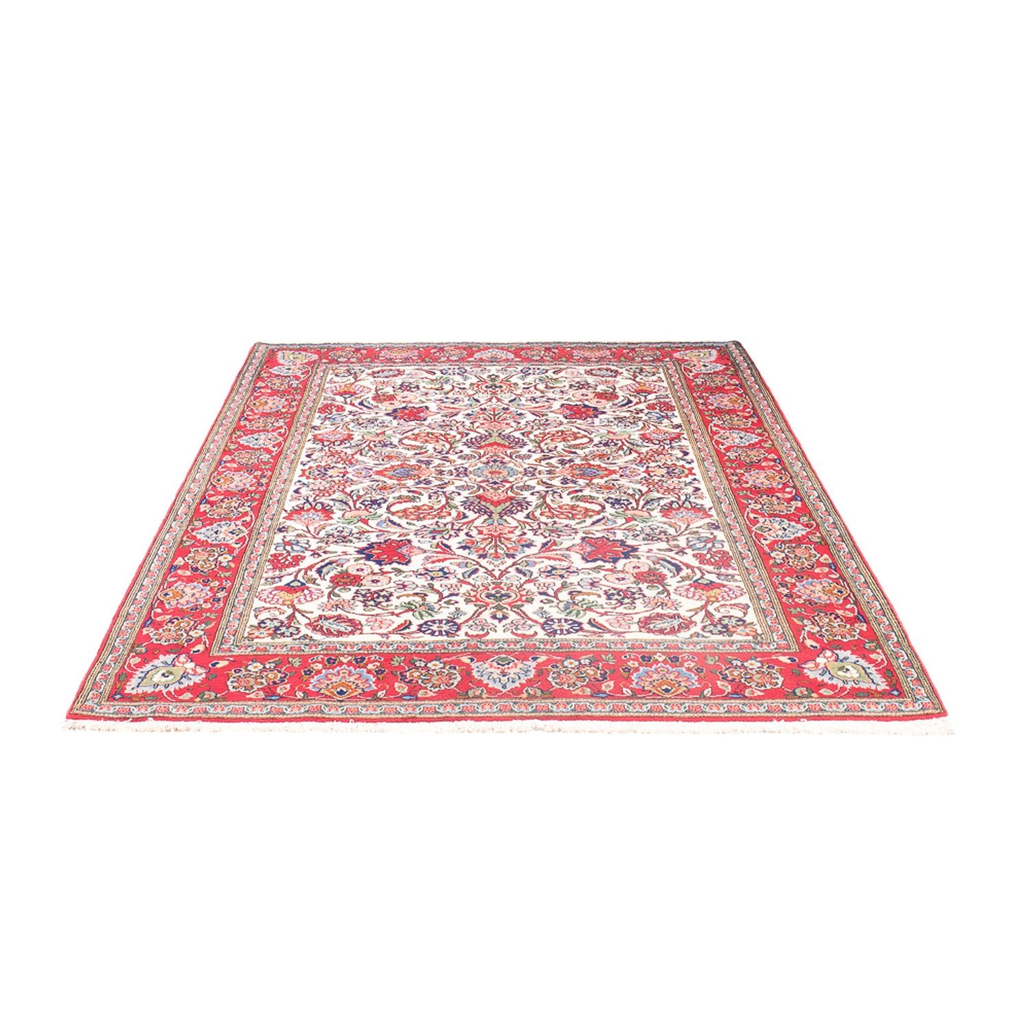 Alfombra persa - Ghom - 202 x 150 cm - azul claro