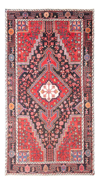 Alfombra persa - Nómada - 237 x 133 cm - azul oscuro