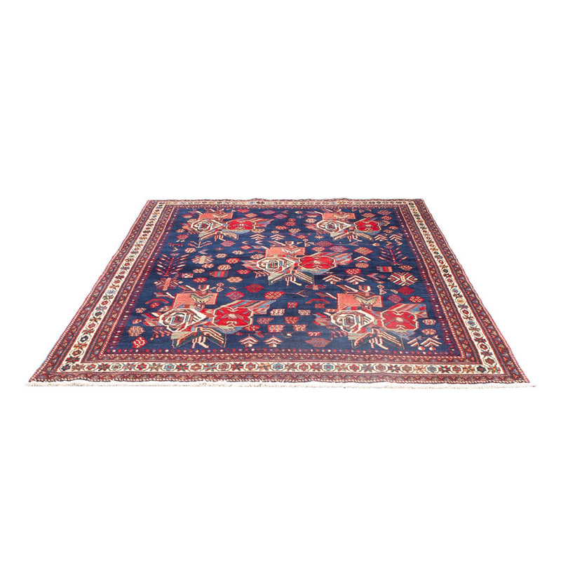 Alfombra persa - Nómada - 232 x 162 cm - azul oscuro
