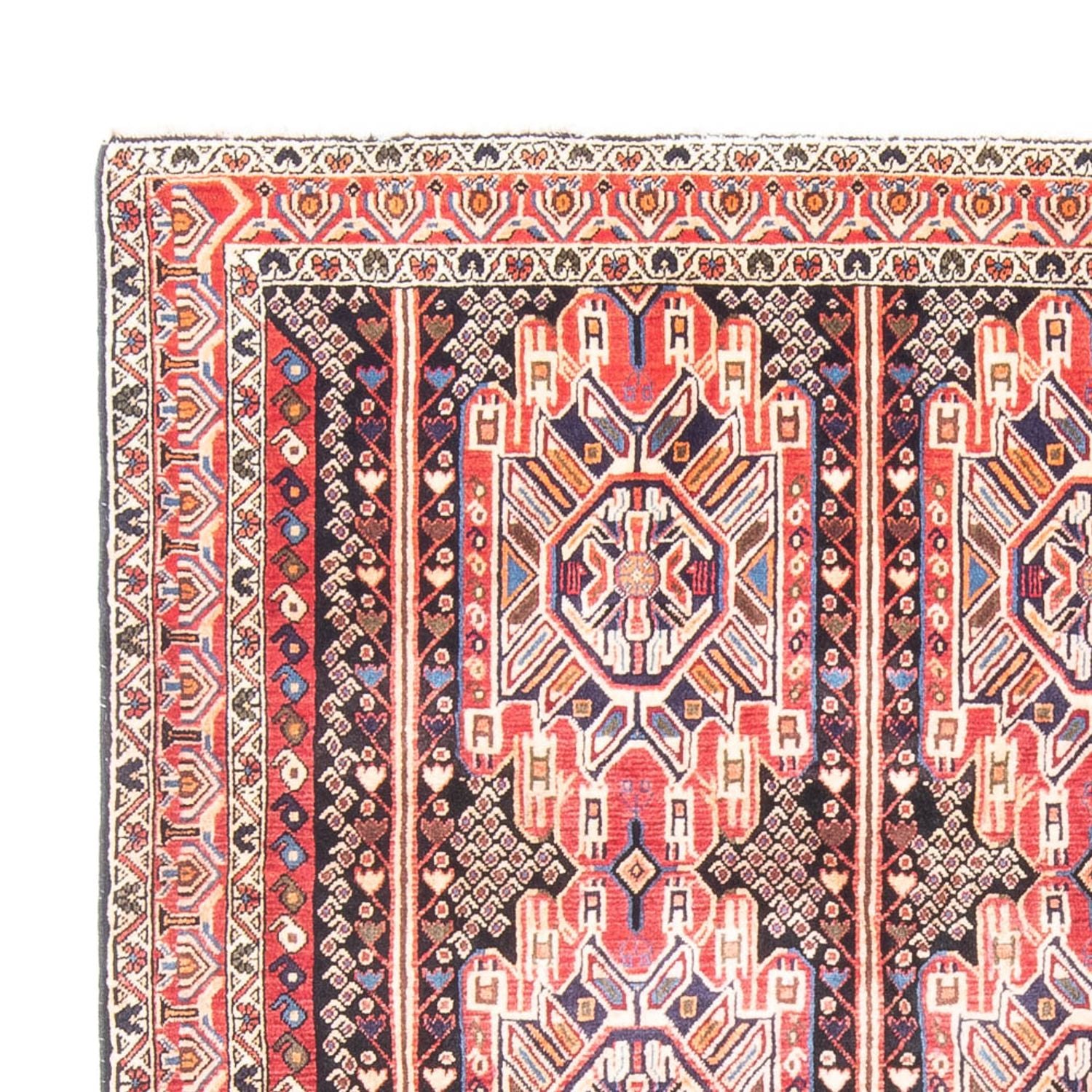 Alfombra persa - Nómada - 225 x 167 cm - multicolor