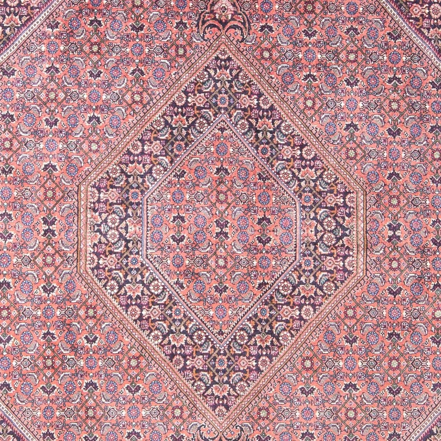 Alfombra persa - Bidjar - 240 x 145 cm - rojo claro