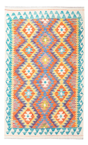 Alfombra Kelim - Splash - 155 x 102 cm - multicolor