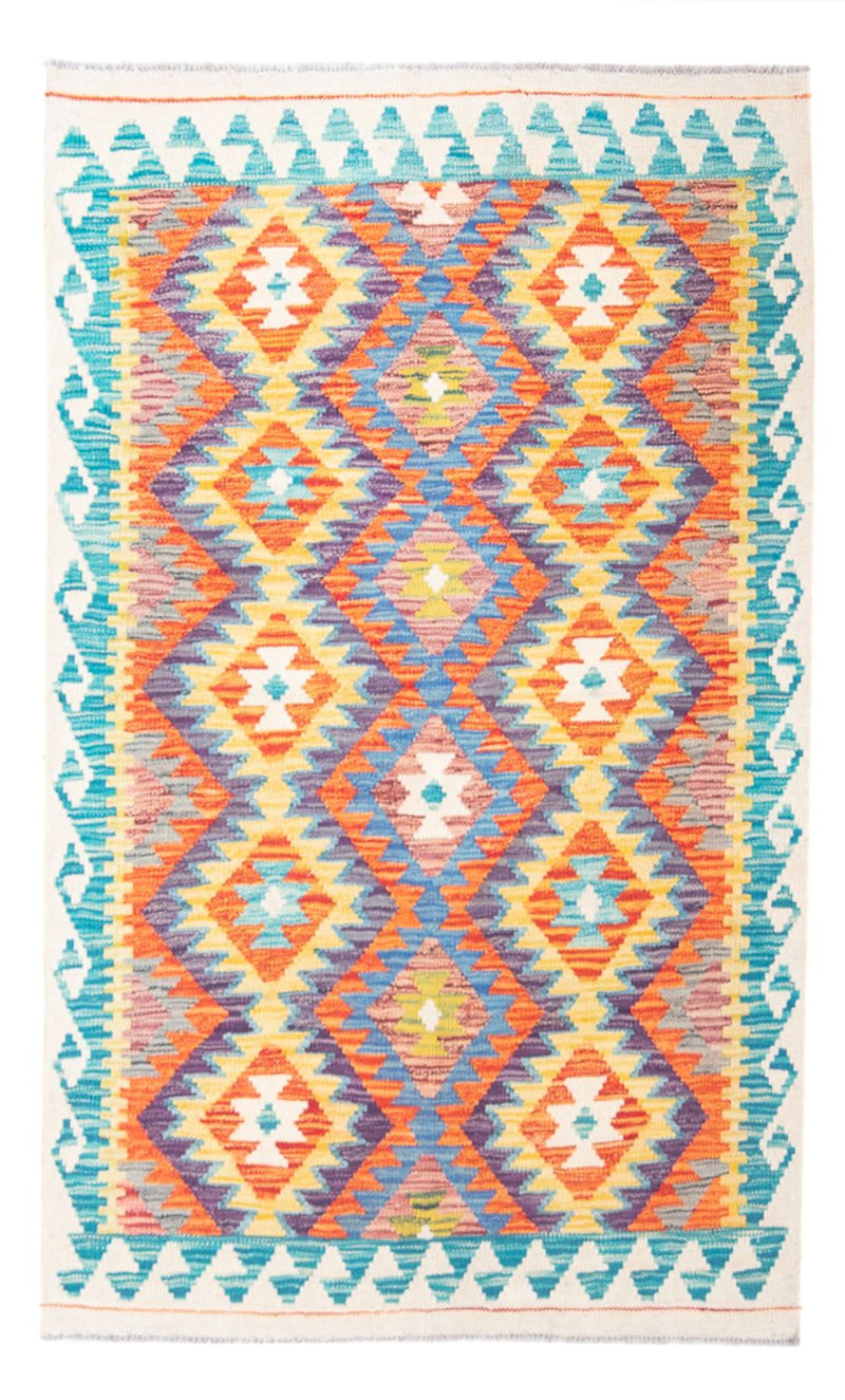 Alfombra Kelim - Splash - 155 x 102 cm - multicolor